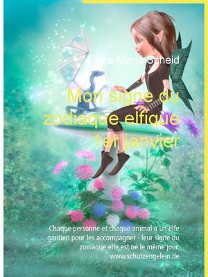 cover image of Mon signe du zodiaque elfique 1er janvier